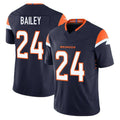 D.Broncos #24 Champ Bailey Player Navy Limited Vapor F.U.S.E. Home Game Ndoa Stitched Jerseys