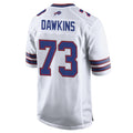 B.Bills #73 Dion Dawkins Player White Home Game Ndoa Stitched Jerseys