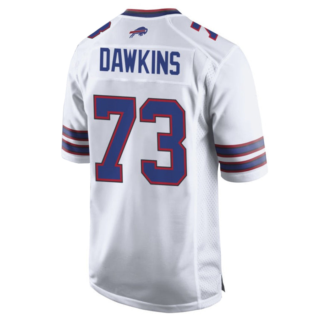 B.Bills #73 Dion Dawkins Player White Home Game Ndoa Stitched Jerseys