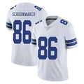 D.Cowboys #86 Luke Schoonmaker Player White Vapor Untouchable Limited Home Game Ndoa Stitched Jerseys