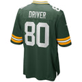 Ndoa GB.Packers #80 Donald Driver Green Game Retired Player Jersey