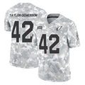 A.Cardinals #42 Dadrion Taylor-Demerson Player Arctic Camo Limited Salute To Service Home Game Ndoa Stitched Jerseys