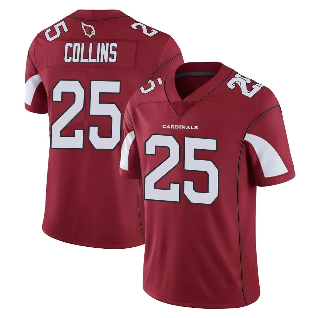 A.Cardinals #25 Zaven Collins Player Cardinal Vapor Limited Home Game  Ndoa Stitched Jerseys