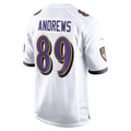 B.Ravens #89 Mark Andrews Player White Alternate Home Game Ndoa Stitched Jerseys