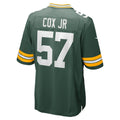 Ndoa GB.Packers #57 Brenton Cox Jr. Green Game Jersey
