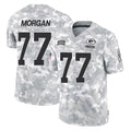 GB.Packers #77 Jordan Morgan Player Arctic Camo Salute To Service Limited Ndoa Stitched Jerseys