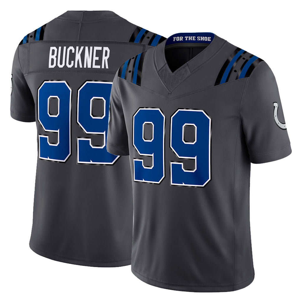 IN.Colts #99 DeForest Buckner Player Anthracite Limited 2026 Rivalries Collection Home Game Ndoa Stitched Jerseys