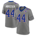 B.Bills #44 Joe Andreessen Player Gray Nickel City Home Game Stitched Jerseys