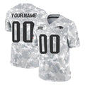 Custom NE.Patriots Arctic Camo Salute To Service Limited Game Any Name & Numbers Ndoa Stitched Jerseys