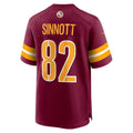 Ndoa W.Commanders #82 Ben Sinnott Burgundy Game Jersey