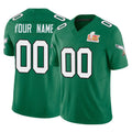 Custom P.Eagles Green Kelly Alternate Vapor F.U.S.E. Super Bowl LIX Home Game Any Name & Numbers Ndoa Stitched Jerseys