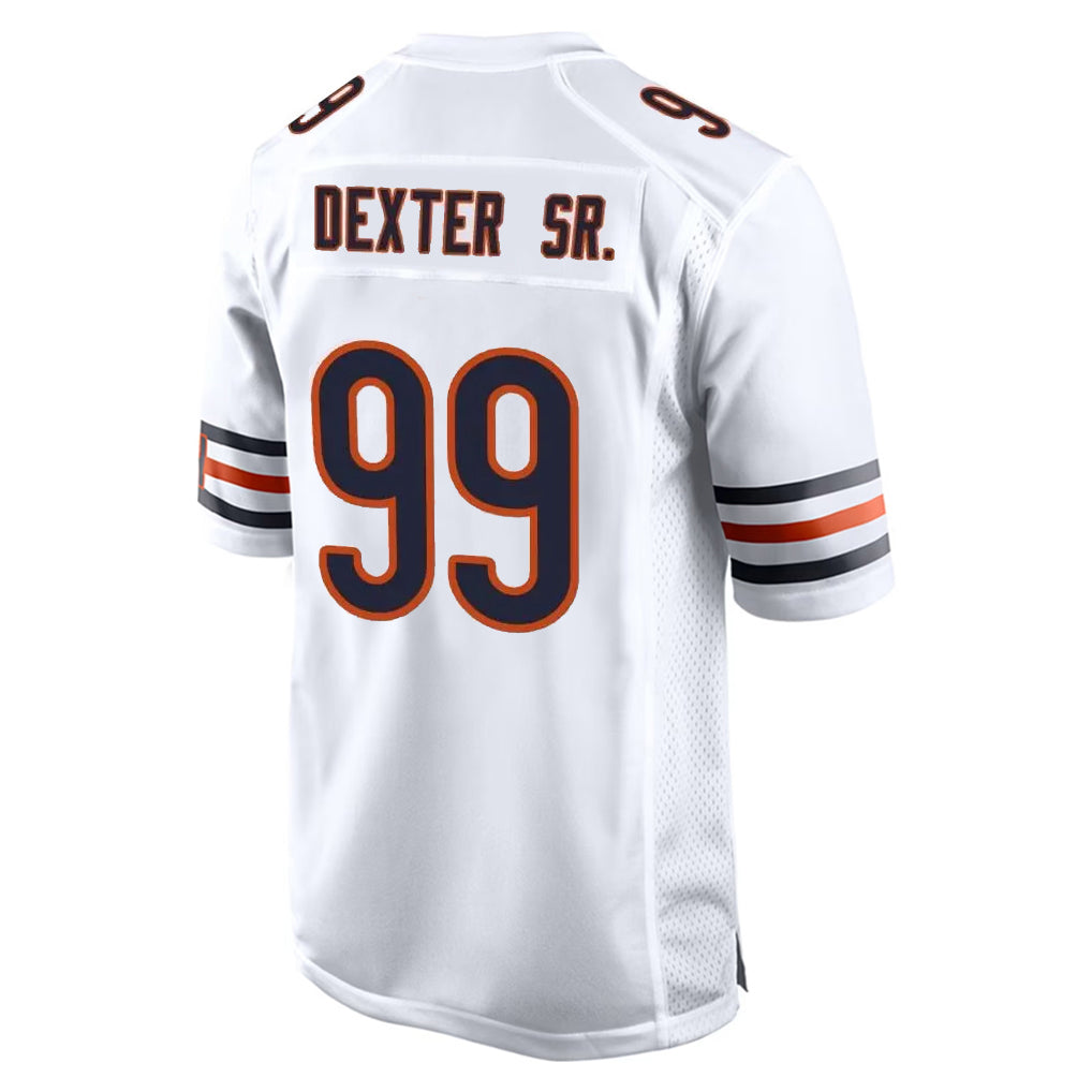 C.Bears #99 Gervon Dexter Sr. Player White Home Game Ndoa Stitched Jerseys