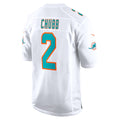 Ndoa M.Dolphins #2 Bradley Chubb White Game Player Jersey