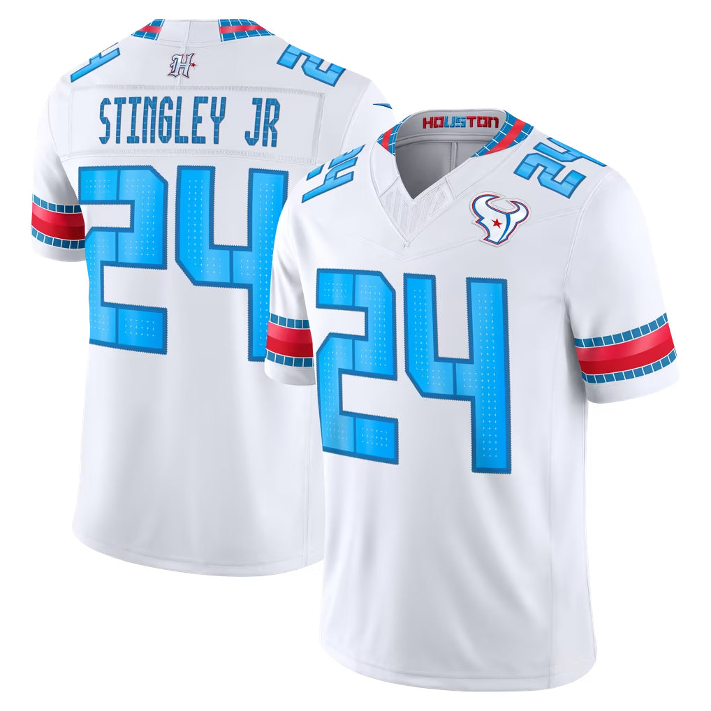 H.Texans #24 Derek Stingley Jr. Player Whtie 2026 Rivalries Vapor Limited Home Game Ndoa Stitched jerseys