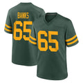 GB.Packers #65 Aaron Banks Player Green Alternate Home Game Ndoa Stitched Jerseys