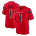 H.Texans #1 Tank Dell Player Red Alternate Home Game Ndoa Stitched Jerseys
