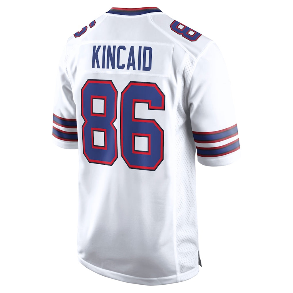B.Bills #86 Dalton Kincaid Player White Home Game Ndoa Stitched Jerseys