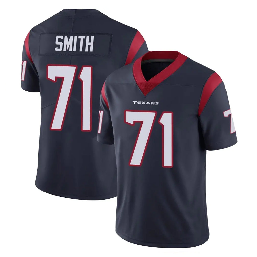 H.Texans #71 Braden Smith Player Navy Limited Vapor Untouchable Home Game Ndoa Stitched Jerseys