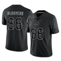 B.Bills #66 Connor McGovern Player Black RFLCTV Limited Ndoa Stitched Jerseys