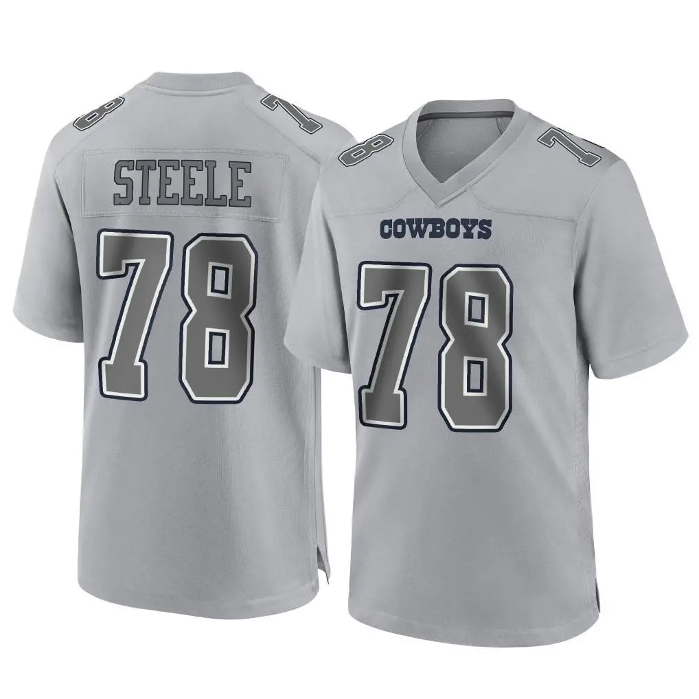 D.Cowboys #78 Terence Steele Player Gray Atmosphere Fashion Home Game Ndoa Stitched Jerseys