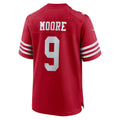 Ndoa SF.49ers #9 Skyy Moore Scarlet Team Game Jersey