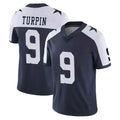 D.Cowboys #9 KaVontae Turpin Player Navy-White Limited Alternate Vapor Untouchable Home Game Ndoa Stitched Jerseys