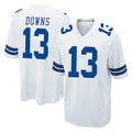 D.Cowboys #13 Caleb Downs Player White Home Game Ndoa Stitched Jerseys