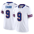 B.Bills #9 Bradley Chubb Player White Vapor F.U.S.E. Jersey Limited Home Game Ndoa Stitched Jerseys