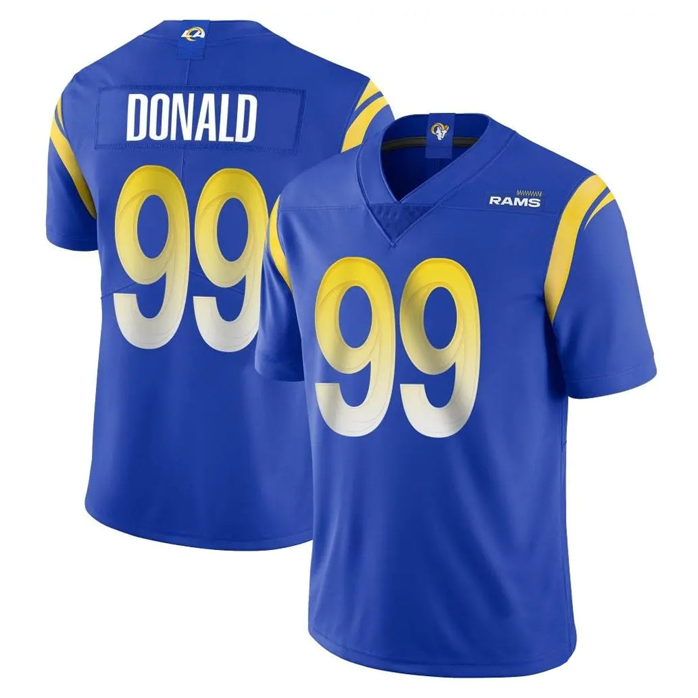 LA.Rams #99 Aaron Donald Player Royal Limited Vapor Untouchable Home Game Ndoa Stitched Jerseys