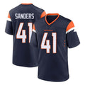 D.Broncos #41 Drew Sanders Player Navy Home Game Ndoa Stitched Jerseys
