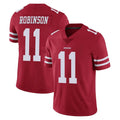 SF.49ers #11 Demarcus Robinson Player Red Limited Vapor Untouchable Home Game Ndoa Stitched Jerseys