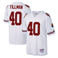 A.Cardinals #40 Pat Tillman Player Mitchell & Ness White Legacy Replica Ndoa Stitched Jerseys