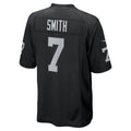 Ndoa LV.Raiders #7 Geno Smith Black Game Player Jersey