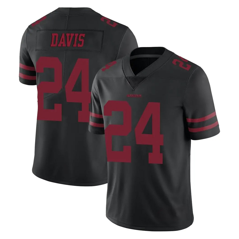 SF.49ers #24 Ashtyn Davis Player Black Alternate Limited Vapor Untouchable Home Game Ndoa Stitched Jerseys