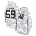 C.Panthers #59 Luke Kuechly Player Arctic Camo Salute to Service Pullover Hoodies Limited Game Ndoa Stitched Jerseys