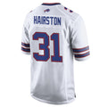 B.Bills #31 Maxwell Hairston Player White Home Game Ndoa Stitched Jerseys