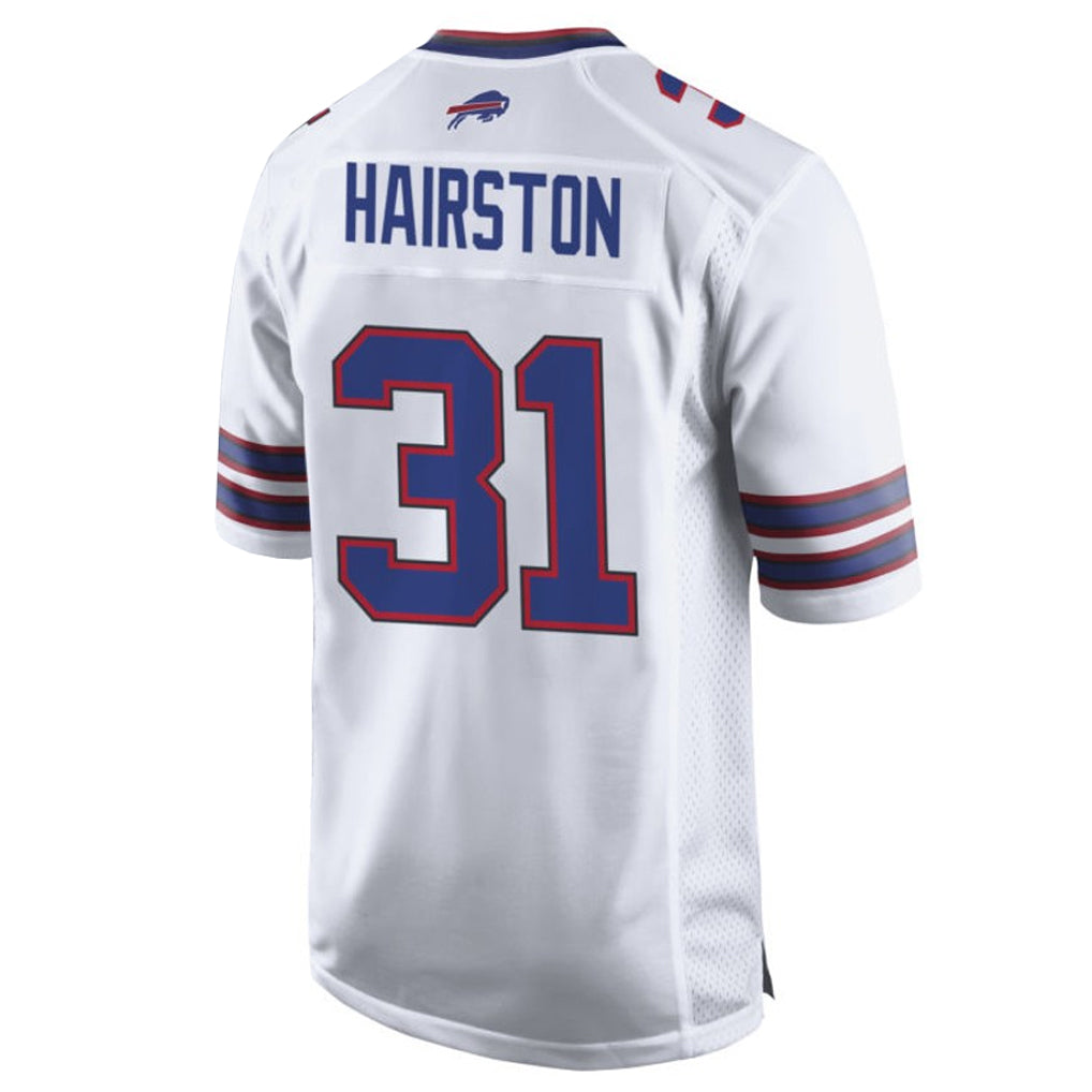 B.Bills #31 Maxwell Hairston Player White Home Game Ndoa Stitched Jerseys
