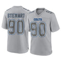 IN.Colts #90 Grover Stewart Player Gray Atmosphere Fashion Home Game Ndoa Stitched Jerseys