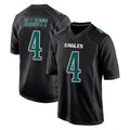 P.Eagles #4 Jake Elliott Player Carbon Black Fashion Home Game Ndoa Stitched Jerseys