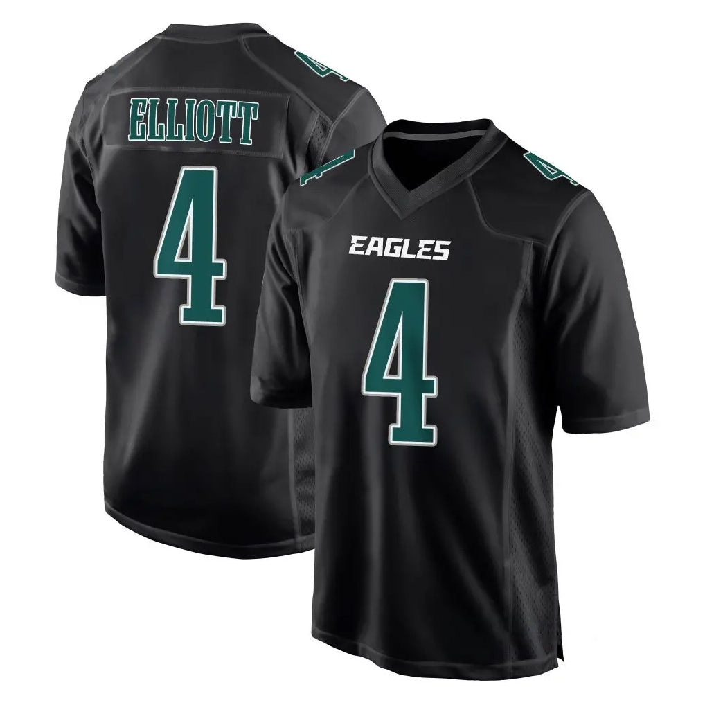 P.Eagles #4 Jake Elliott Player Carbon Black Fashion Home Game Ndoa Stitched Jerseys