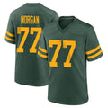 GB.Packers #77 Jordan Morgan Player Green Alternate Home Game Ndoa Stitched Jerseys