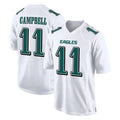P.Eagles #11 Jihaad Campbell Player White Tundra Fashion Home Game Ndoa Stitched Jerseys