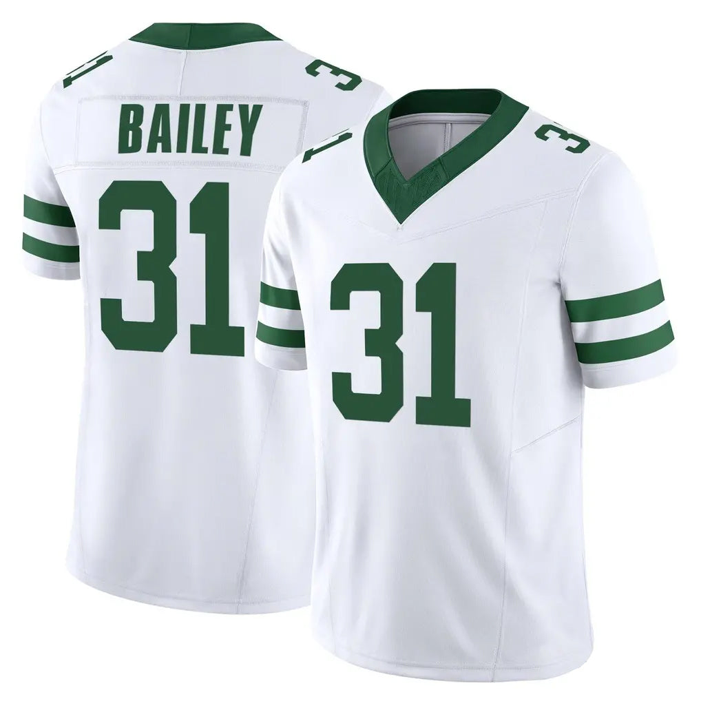 NY.Jets #31 David Bailey Player White Legacy Limited Vapor F.U.S.E. Home Game Ndoa Stitched Jerseys