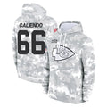 KC.Chiefs #66 Mike Caliendo Player Arctic Camo Salute to Service Hoodies Limited Game Stitched Jerseys
