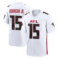 A.Falcons #15 Brian Robinson Player White Home Game Ndoa Stitched Jerseys