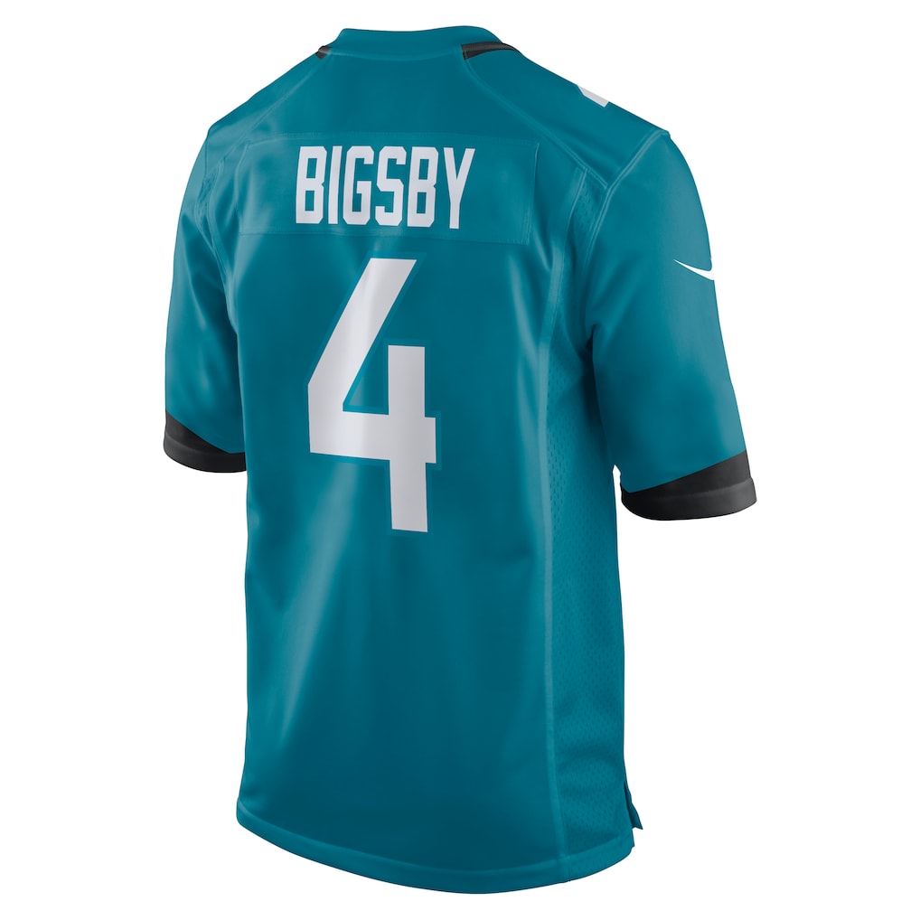 Ndoa J.Jaguars #4 Tank Bigsby Teal Game Jersey