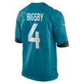 Ndoa J.Jaguars #4 Tank Bigsby Teal Game Jersey