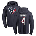 H.Texans #4 Woody Marks Player Navy Pro Line Pullover Hoodie Limited Game Ndoa Stitched Jerseys
