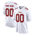 Custom SF.49ers White Fashion Home Game Any Name & Numbers Ndoa Stitched Jerseys