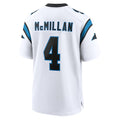 C.Panthers #4 Tetairoa McMillan Player White Home Game Ndoa Stitched Jerseys